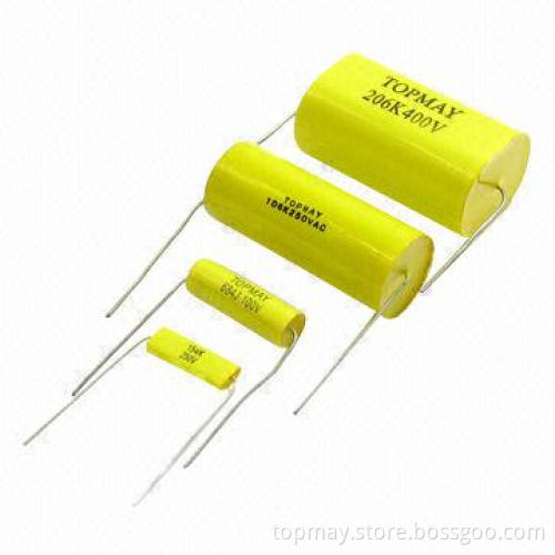 Metalized Polypropylene Film Capacitors with Epoxy Resin Coating and ≤0.1% Dissipation Factor